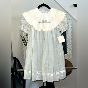 Vintage STRASBURG By Sheree Aust Size 6 Heirloom Dress Soft Blue-ish Grey-ish